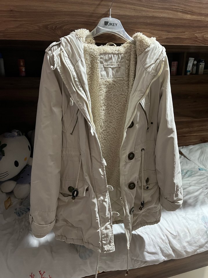 Uzun LCW kadın mont içi peluş - Görsel 2