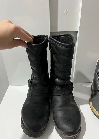Kız Çoçuk siyah bot kinetix - Görsel 4