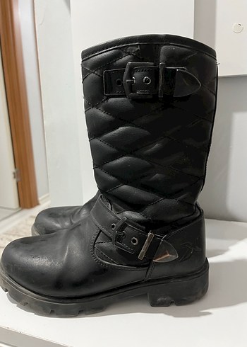 Kız Çoçuk siyah bot kinetix - Görsel 2