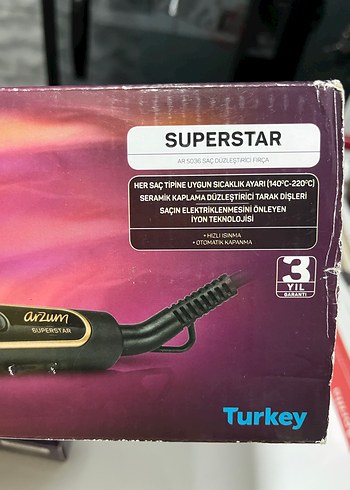 Arzum taraklı saç düzleştirici - Görsel 9