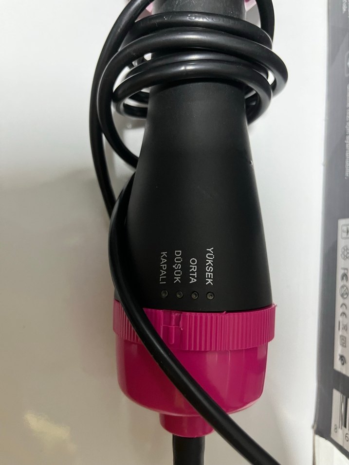 Renkli Pembe 3'ü 1 Arada Saç Şekillendirici - Görsel 4