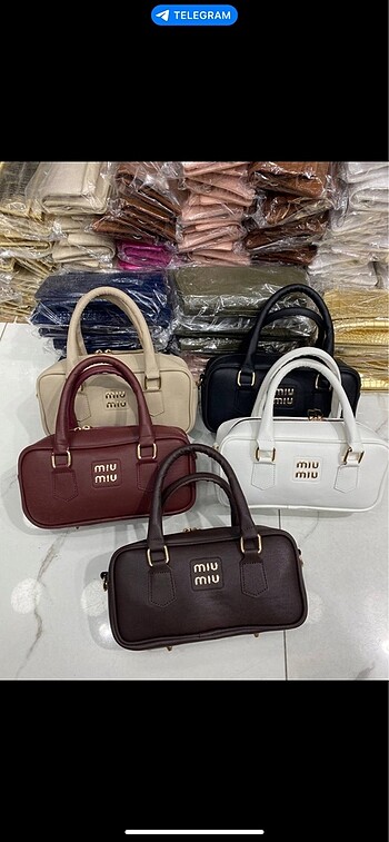 Miu Miu Miu miu logolu çanta