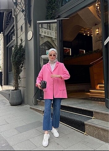 Zara Pembe blazer ceket