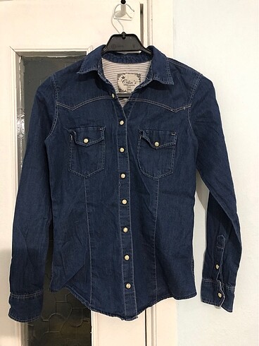Slim Fit Kot Gömlek