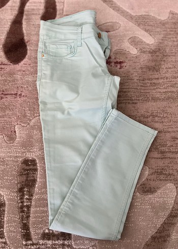 Mint Yeşili Kadın Dar Paça Pantolon