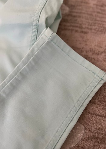 Diğer Mint Yeşili Kadın Dar Paça Pantolon