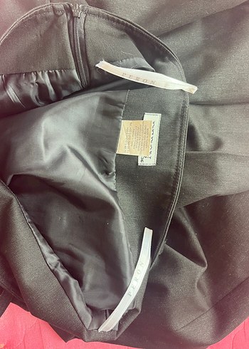 Kız Çocuk Gri Pileli Etek - Görsel 3