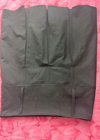 Kız Çocuk Gri Pileli Etek - Görsel 6