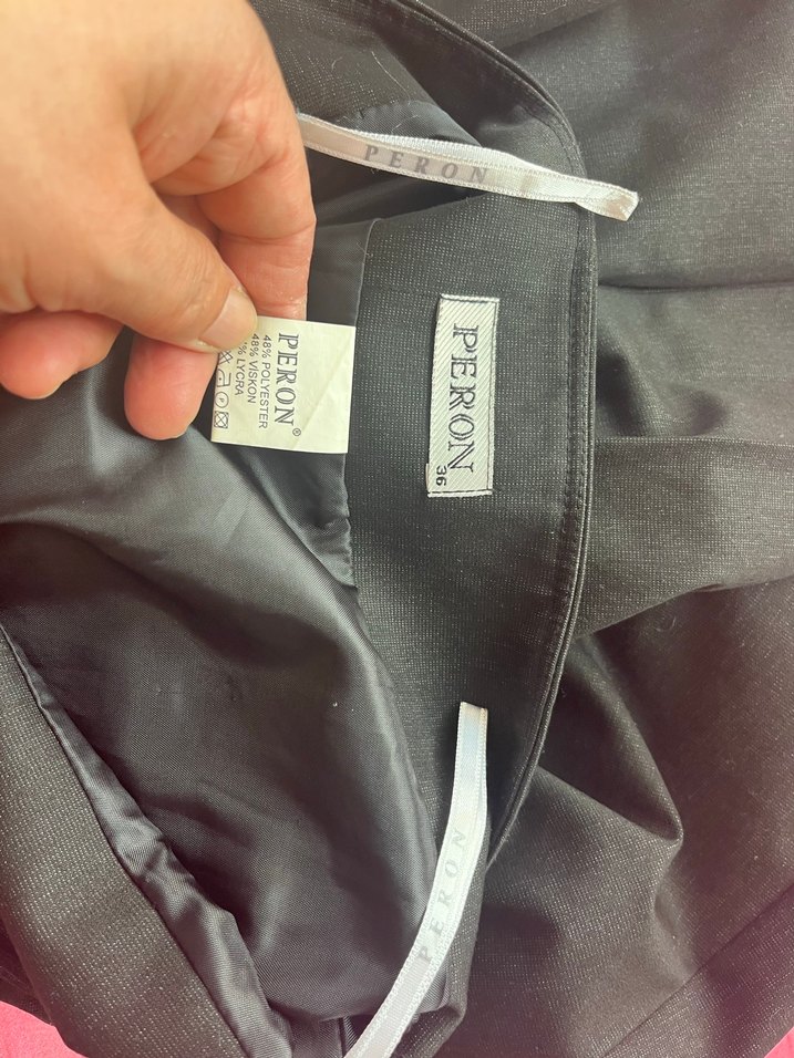 Kız Çocuk Gri Pileli Etek - Görsel 4