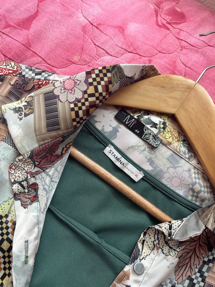 Bohem Çok Renkli Desenli Kadın Gömlek - Görsel 4