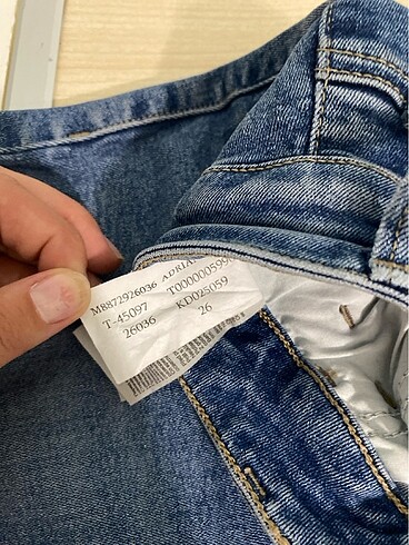 26 Beden lacivert Renk Mavi marka kot pantalon
