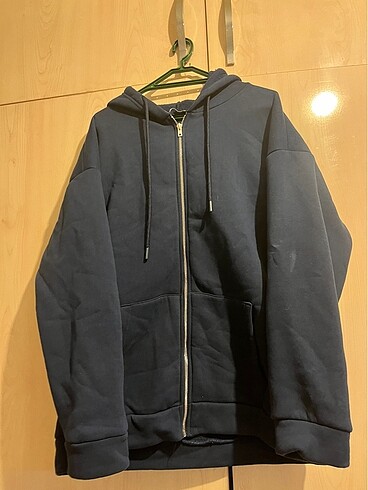 Lacivert fermuarlı sweat