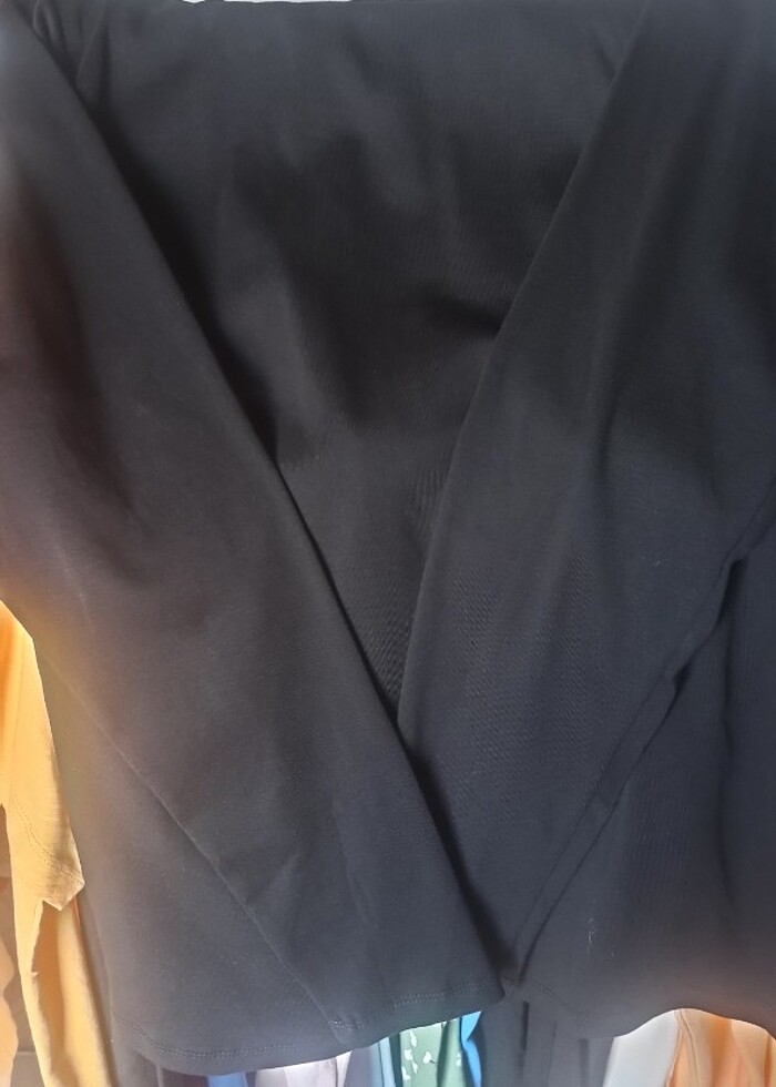 Yuvarlak yaka triko bluz  - Görsel 2