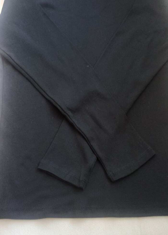 Yuvarlak yaka triko bluz  - Görsel 3