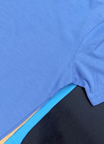 Yuvarlak yaka pamuklu liklari t-shirt  - Görsel 2