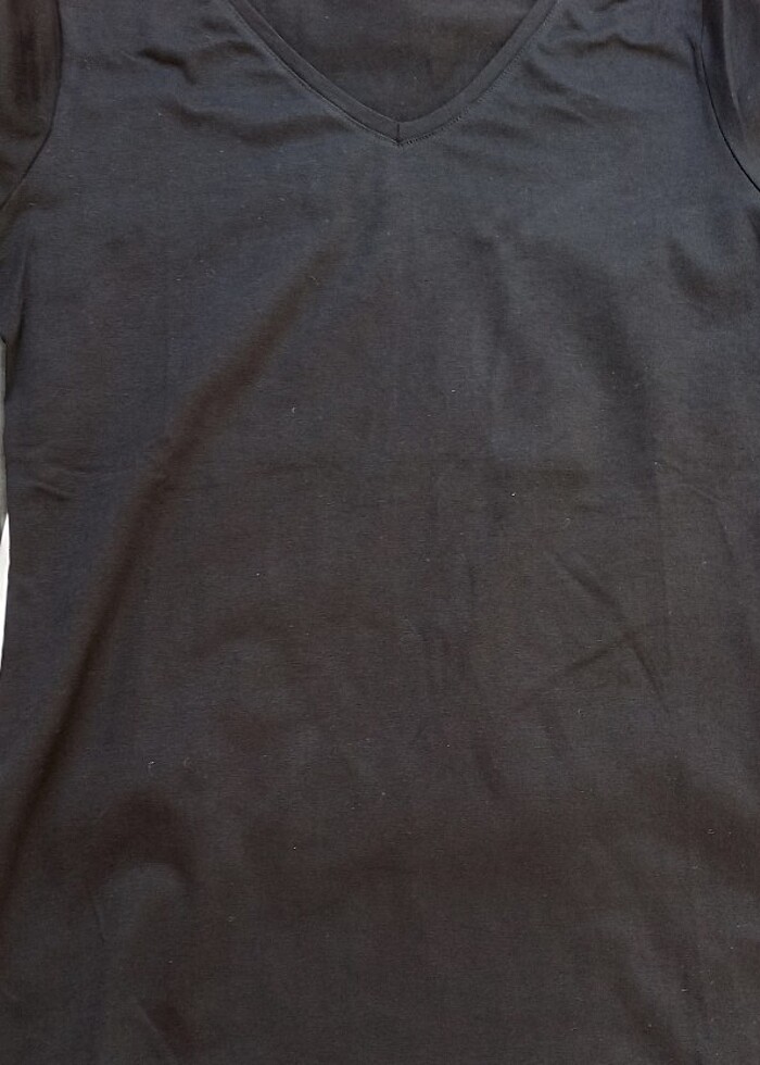 V yaka liklari t-shirt - Görsel 2