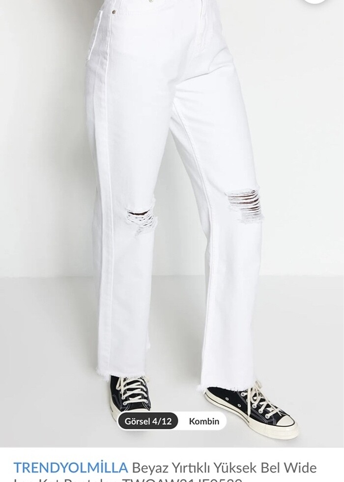 beyaz pantolon - Görsel 2