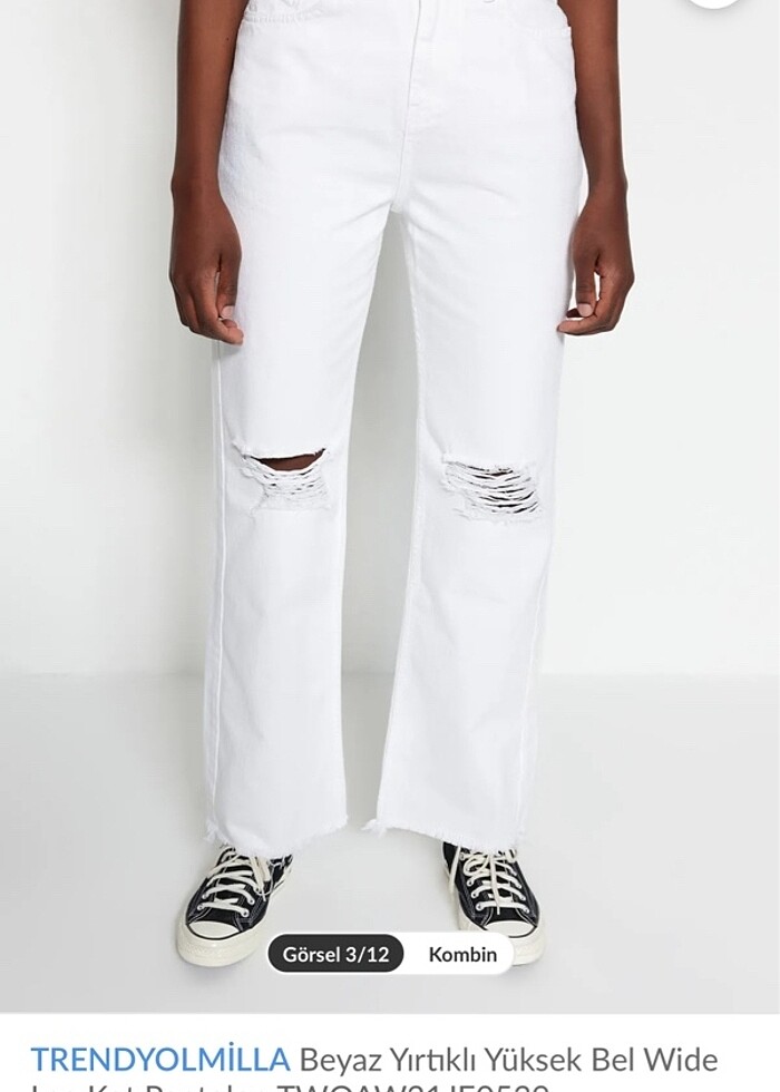beyaz pantolon - Görsel 3