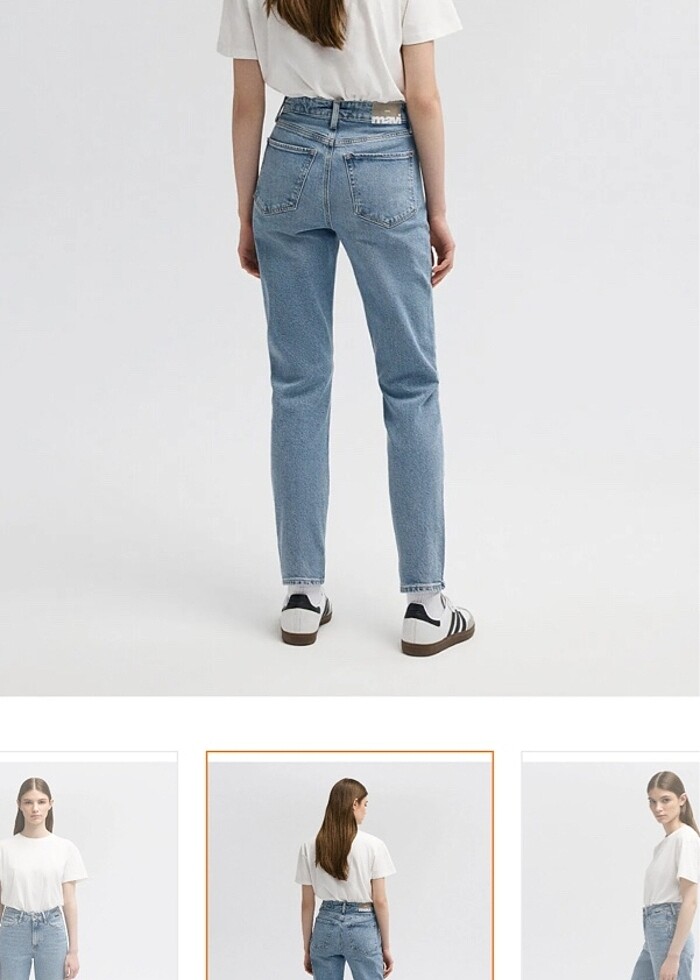 mavi kot pantolon - Görsel 2