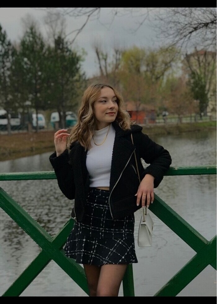 kadın kürklü mont - Görsel 2