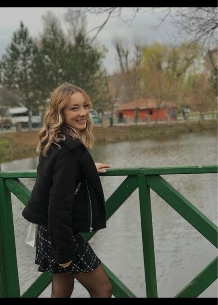 kadın kürklü mont - Görsel 3