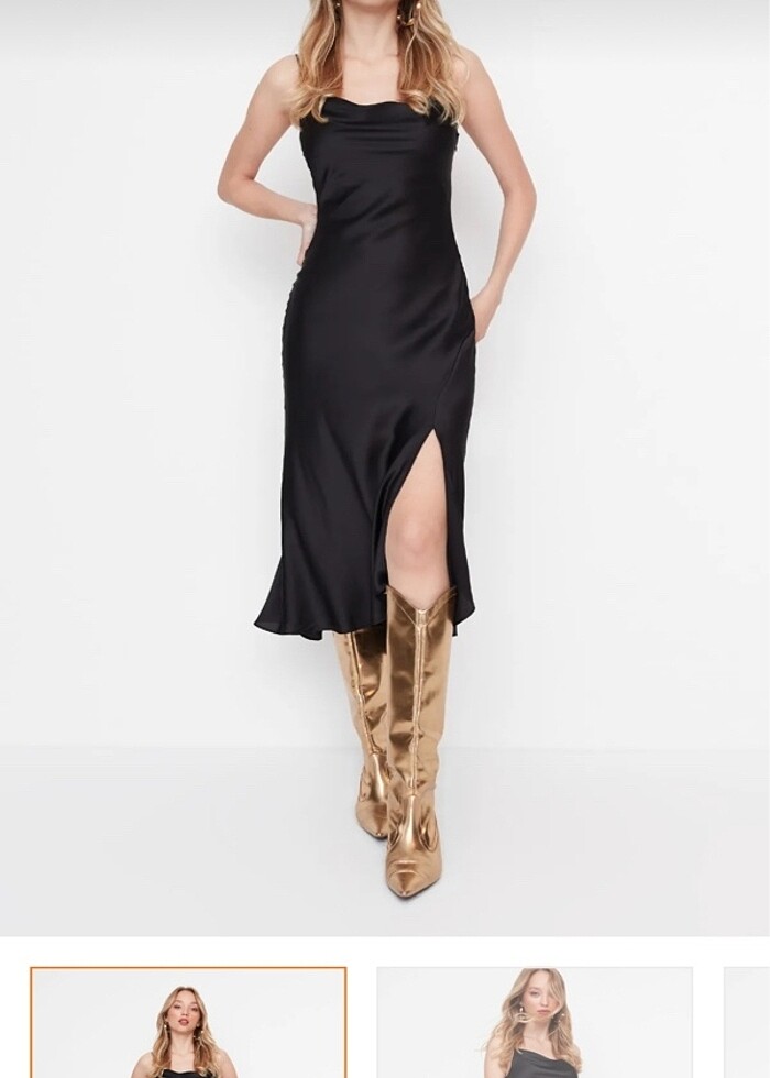 siyah elbise - Görsel 2