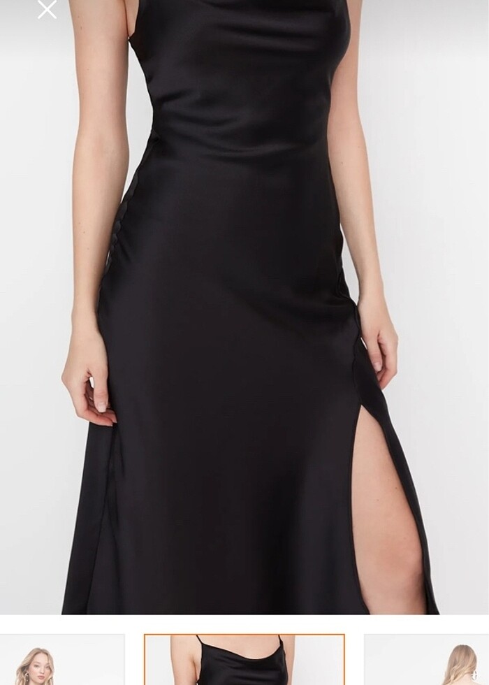 siyah elbise - Görsel 4