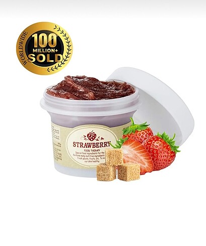 Skinfood strawberry black sugar maske