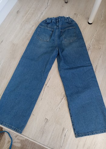 Defacto Mavi Loose Fit Midi Kot Pantolon