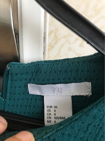s Beden yeşil Renk H&M karpuz kolu bluz