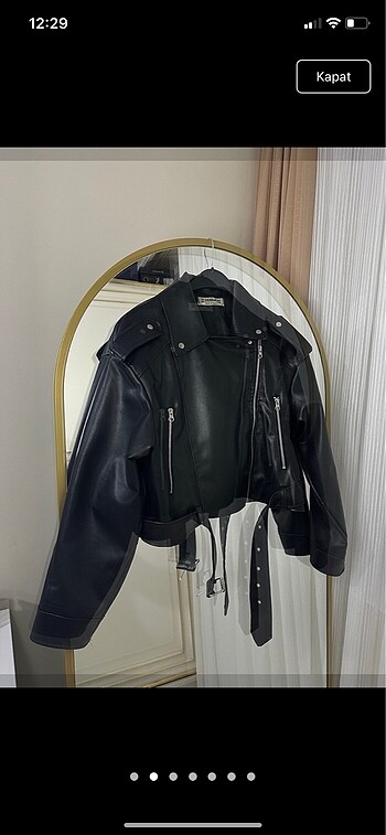 Diğer Zara model deri ceket