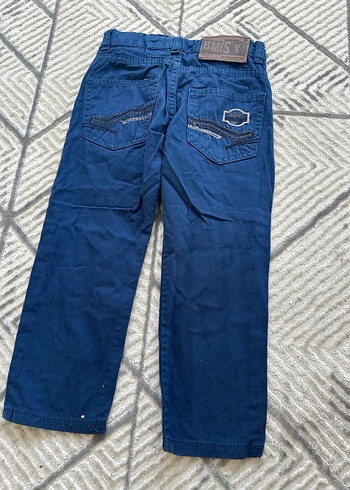 Diğer Erkek Çocuk Düğmeli Lacivert Kot Pantolon