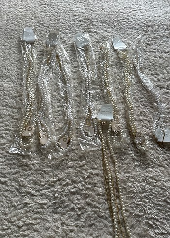 Zincir Detaylı Bohem Kadın El Zinciri Beyaz - Görsel 2