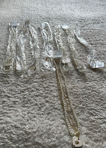 Zincir Detaylı Bohem Kadın El Zinciri Beyaz - Görsel 7