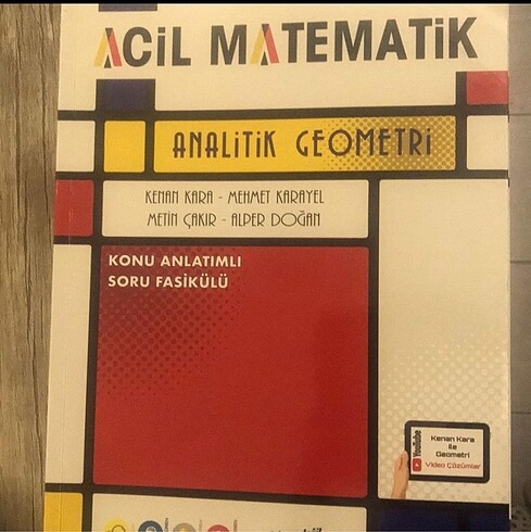 Yks acil matematik analitik geometri fasikülü