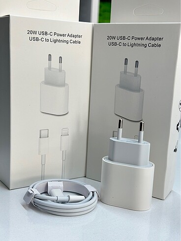Apple 20w şarj set halinde