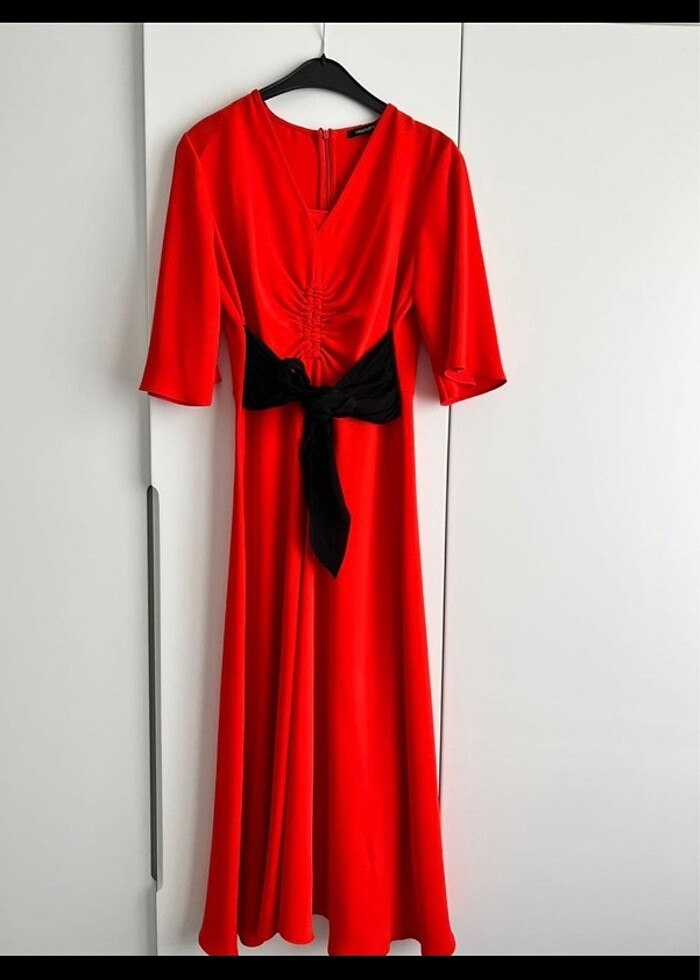 Midi Boy Elbise - Görsel 2