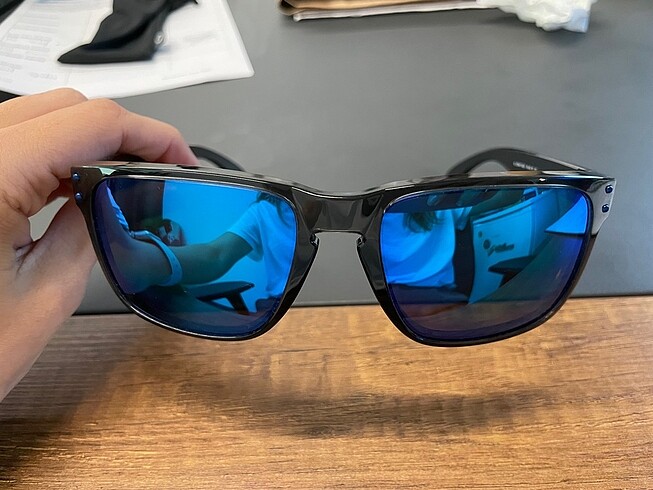 Oakley Oakley güneş gözlüğü polarize unisex mavi cam yeni gibi