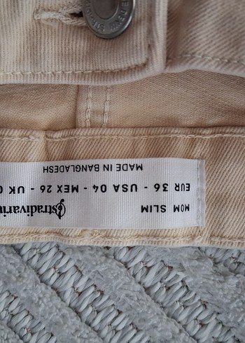 36 Beden ten rengi Renk Bej Kadın Pantolon