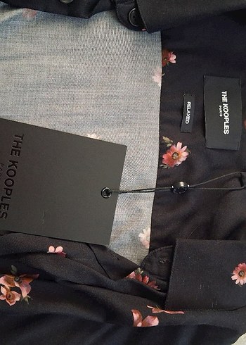 Kadın Gri Desenli Uzun Kollu Gömlek - Görsel 3