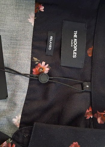 Kadın Gri Desenli Uzun Kollu Gömlek - Görsel 2