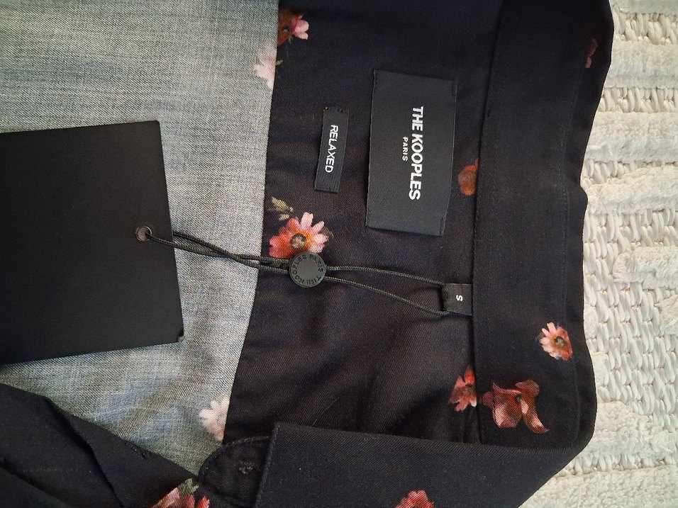 Kadın Gri Desenli Uzun Kollu Gömlek - Görsel 2