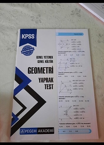 2023 Kpss Geometri Yaprak Test