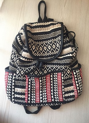 xs Beden Desenli Sırt Çantası
