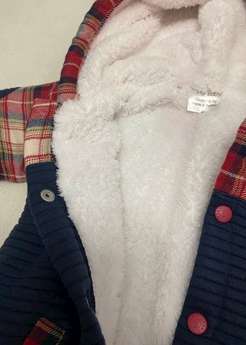 Renkli Baskılı Erkek Bebek kışlık Tulum - Görsel 4