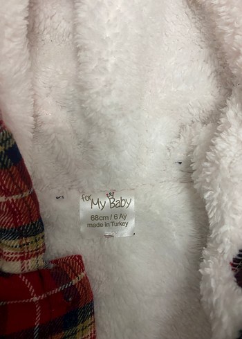 Renkli Baskılı Erkek Bebek kışlık Tulum - Görsel 3