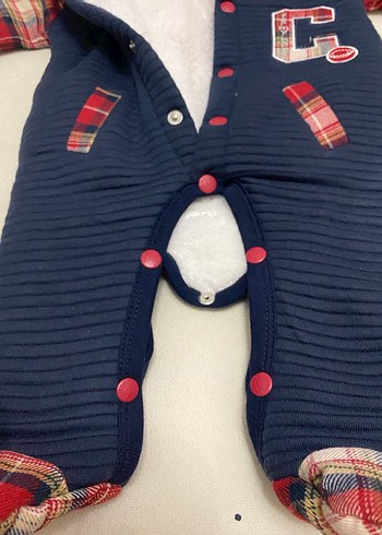 Renkli Baskılı Erkek Bebek kışlık Tulum - Görsel 5