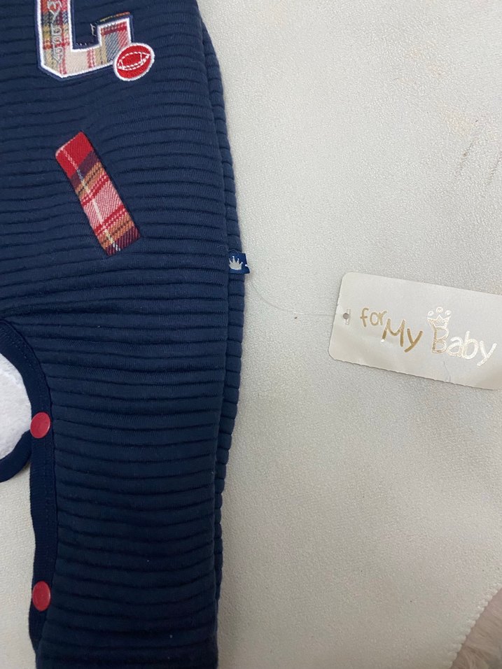 Renkli Baskılı Erkek Bebek kışlık Tulum - Görsel 2