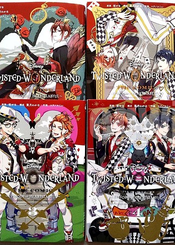 Twisted Wonderland Manga Seti - 4 Cilt