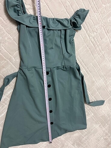 Mint yeşili elbise